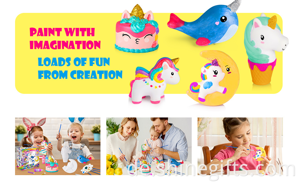 DIY Unicorn Wholesale Craft squishy painting kit